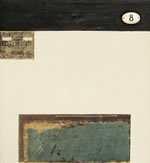 Danuta Urbanowicz – Magister N – technika własna, płótno, 65 x 65 cm, 1968