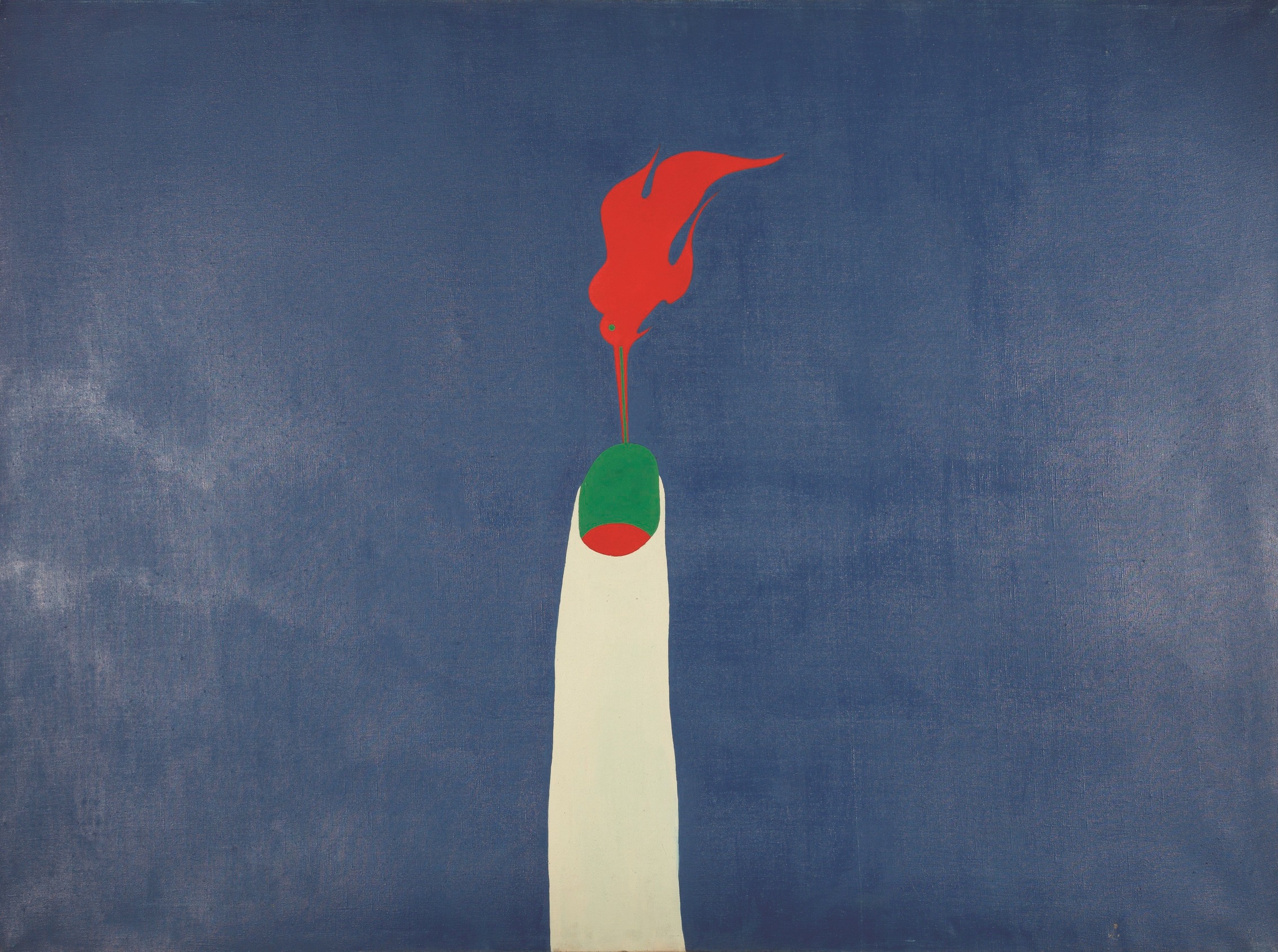 Jurry Zieliński – Iskra – olej, płótno, 150 x 200 cm, 1970