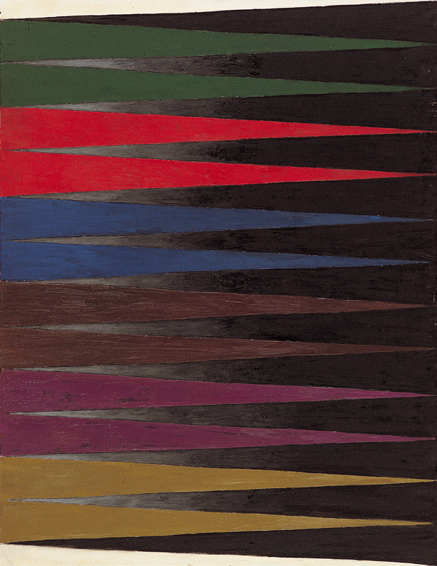 Stefan Gierowski – DCCXCVIII – olej, płótno, 130 x 100 cm, 2003
