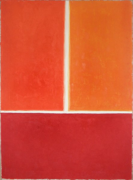 Stefan Gierowski – DCCCXXXIII – oil, canvas, 100 x 72 cm, 2006