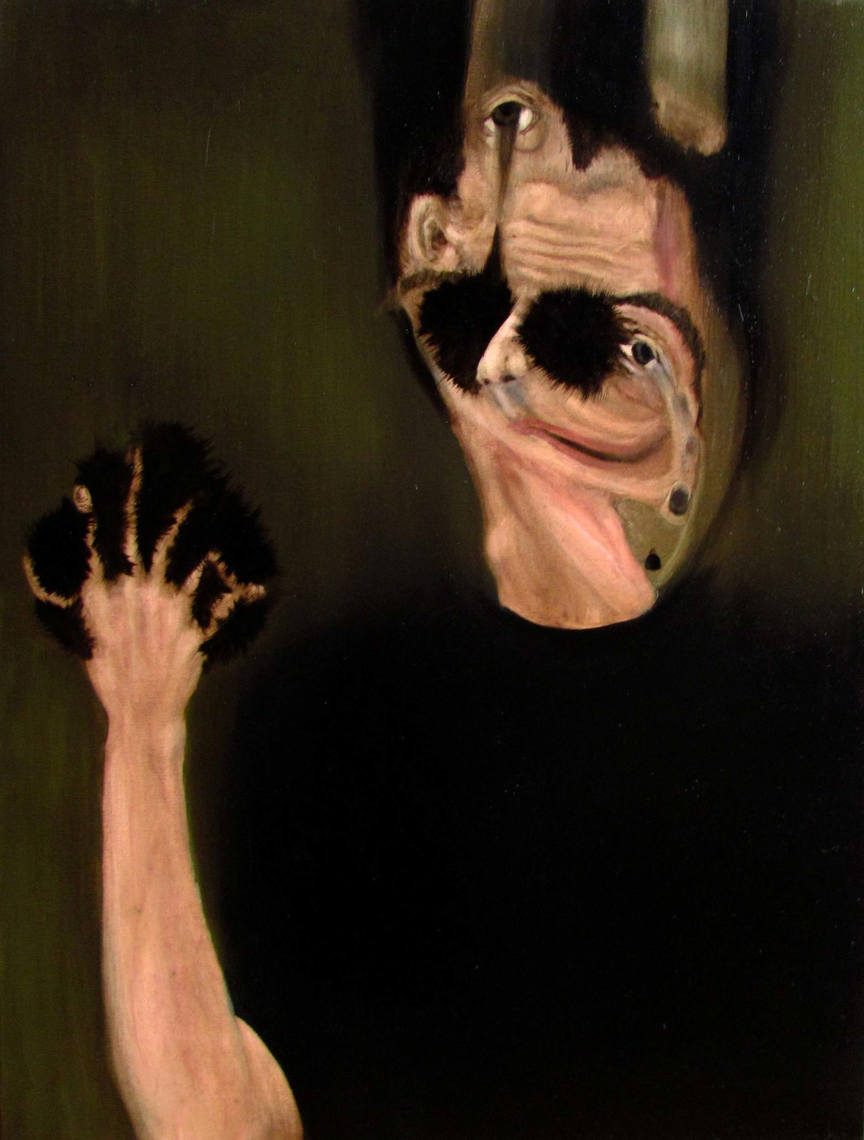 Dawid Czycz – Autoportret – olej, płótno, 80 x 60 cm, 2010