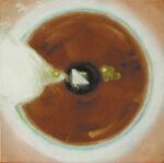 Grzegorz Sztwiertnia – Kłopoty ze wzrokiem – tempera, olej, płótno, 35 x 35 cm, 2003