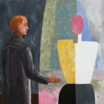 Jarosław Modzelewski – Powitanie obrazu – tempera żółtkowa, płótno, 110 x 130 cm, 2020