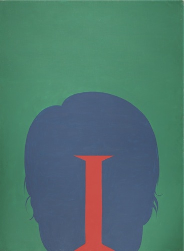 Jurry Zieliński – Jam (I am) – olej, płótno, 200 x 151 cm, 1969