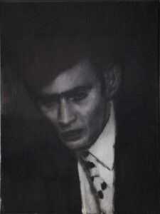Łukasz Stokłosa – Stanisław, Olgierd Łukaszewicz – olej, płótno, 40 x 30 cm, 2017