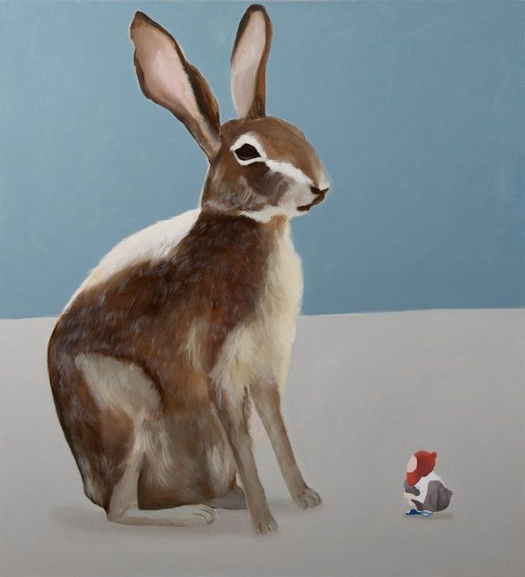 Monika Chlebek – Bez tytułu – olej, płótno, 93 x 85 cm, 2011