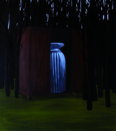 Monika Chlebek – Lunatyczna kraina – olej, płótno, 65 x 56 cm, 2011