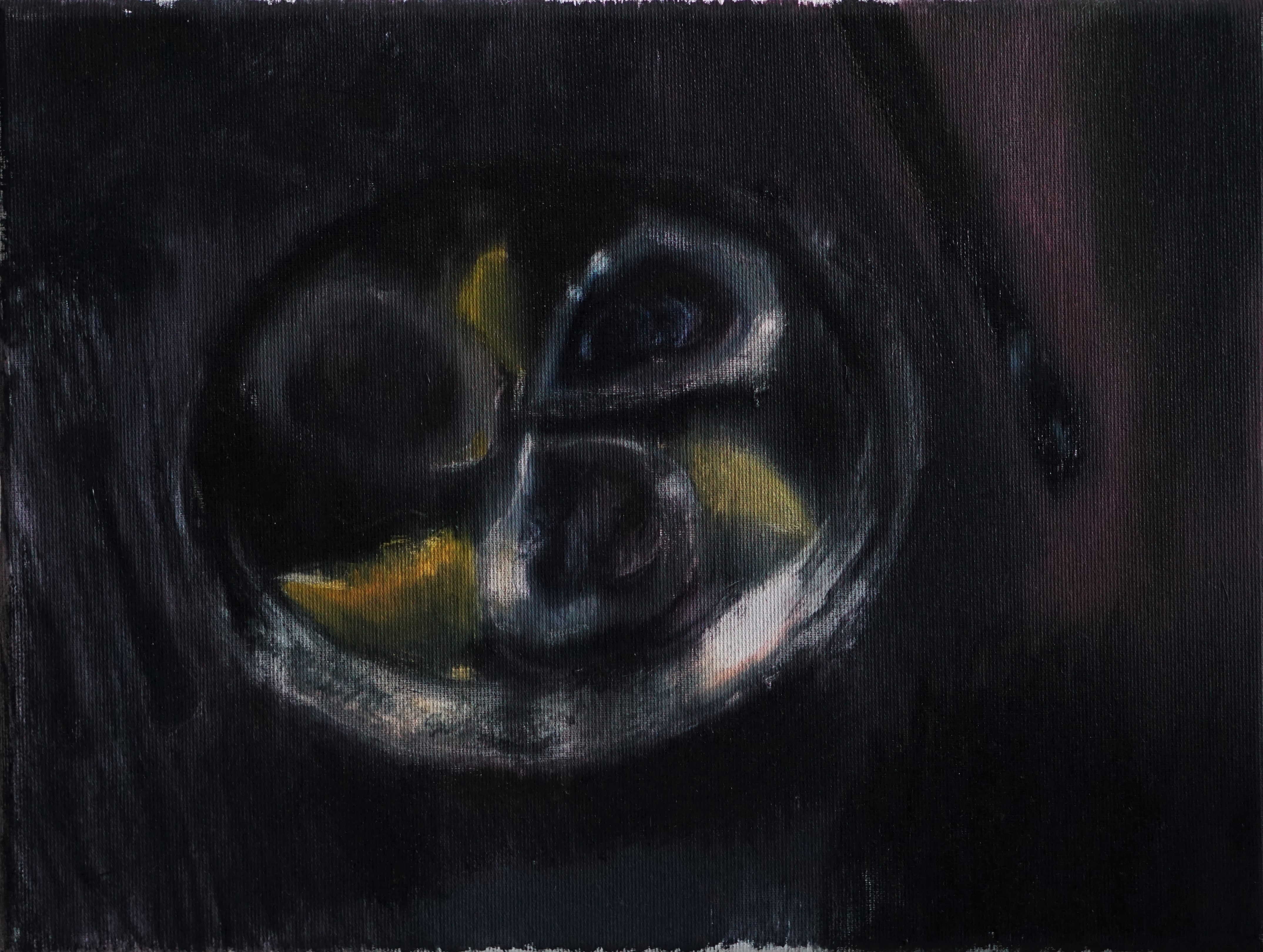 Łukasz Stokłosa – Wiek niewinności (1) – olej, płótno, 30 x 40 cm, 2020
