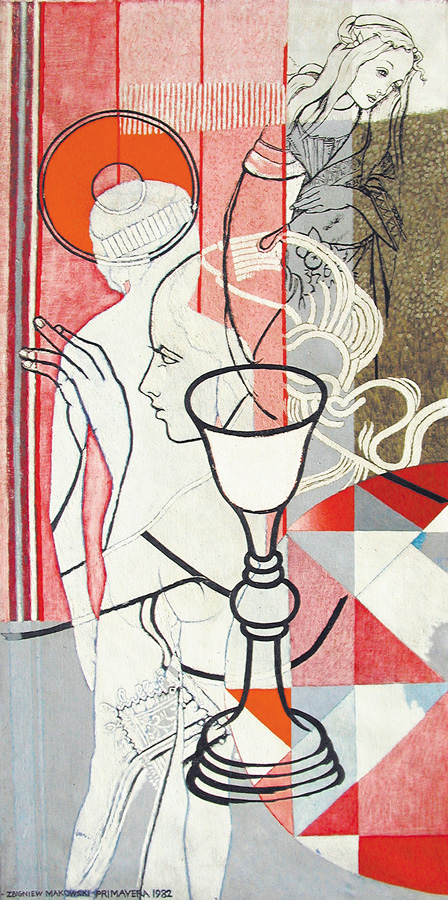 Zbigniew Makowski – Primavera – olej, płótno, 106 x 50 cm, 1981