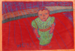 Wiesław Obrzydowski – Bez tytułu – pastele olejne, papier zamszowy, 60 x 85 cm, 1992