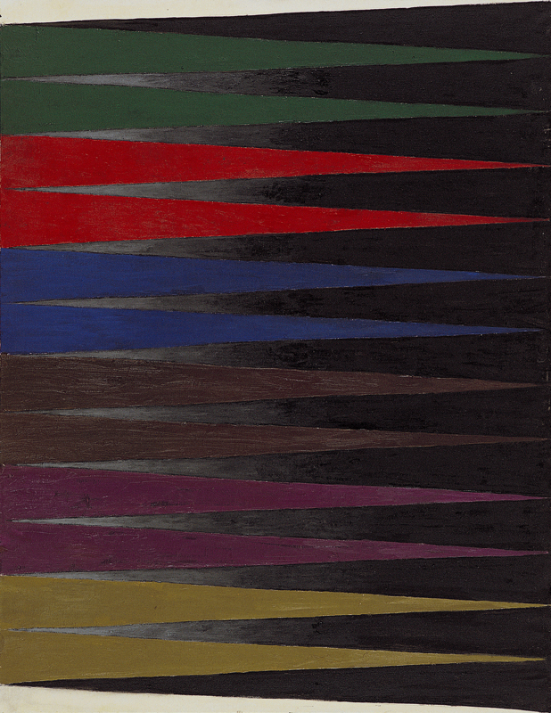 Stefan Gierowski – DCCXCVIII – olej, płótno, 130 x 100 cm, 2003