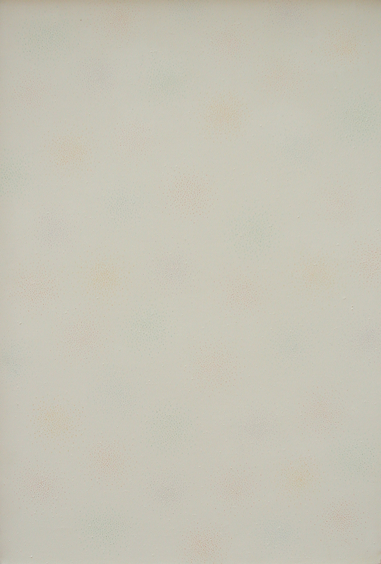 Stefan Gierowski – DCXXV – olej, płótno, 100 x 65 cm, 1991