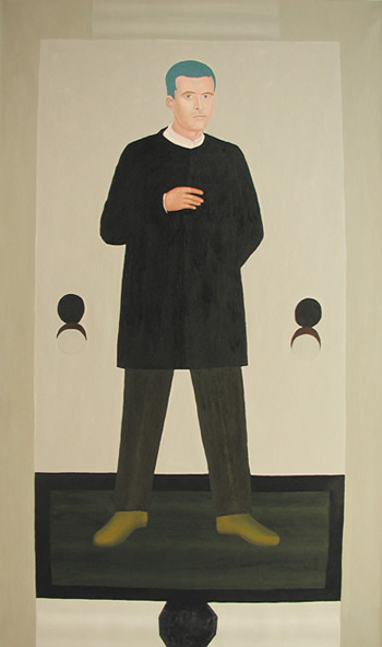 Ignacy Czwartos – Portret Paradny, 180×105 cm, 2001 – 180 x 105 cm, 2001
