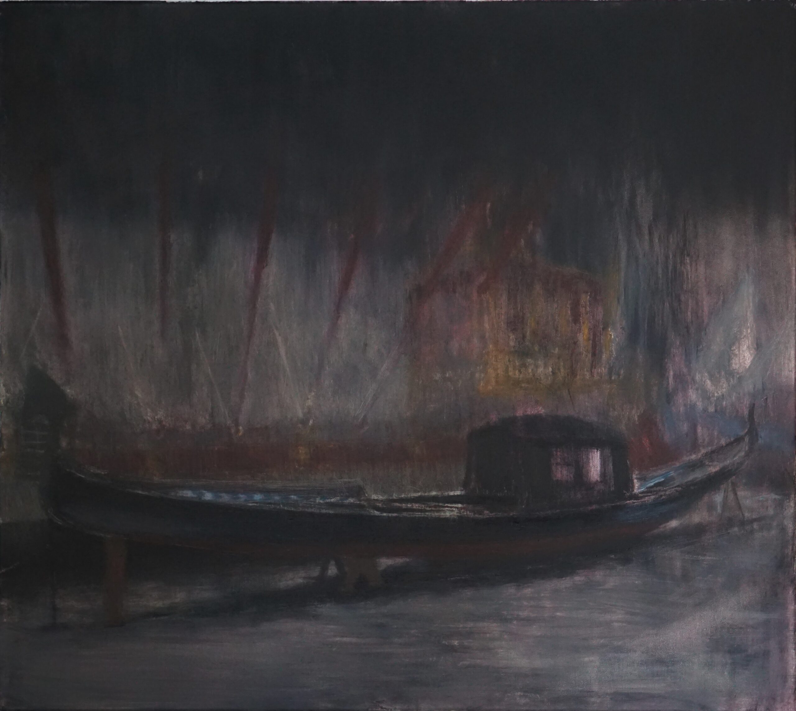 Łukasz Stokłosa – Wenecja – olej, płótno, 80 x 90 cm, 2021
